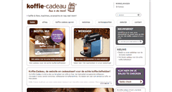 Desktop Screenshot of koffie-cadeau.nl