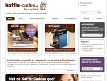 Tablet Screenshot of koffie-cadeau.nl